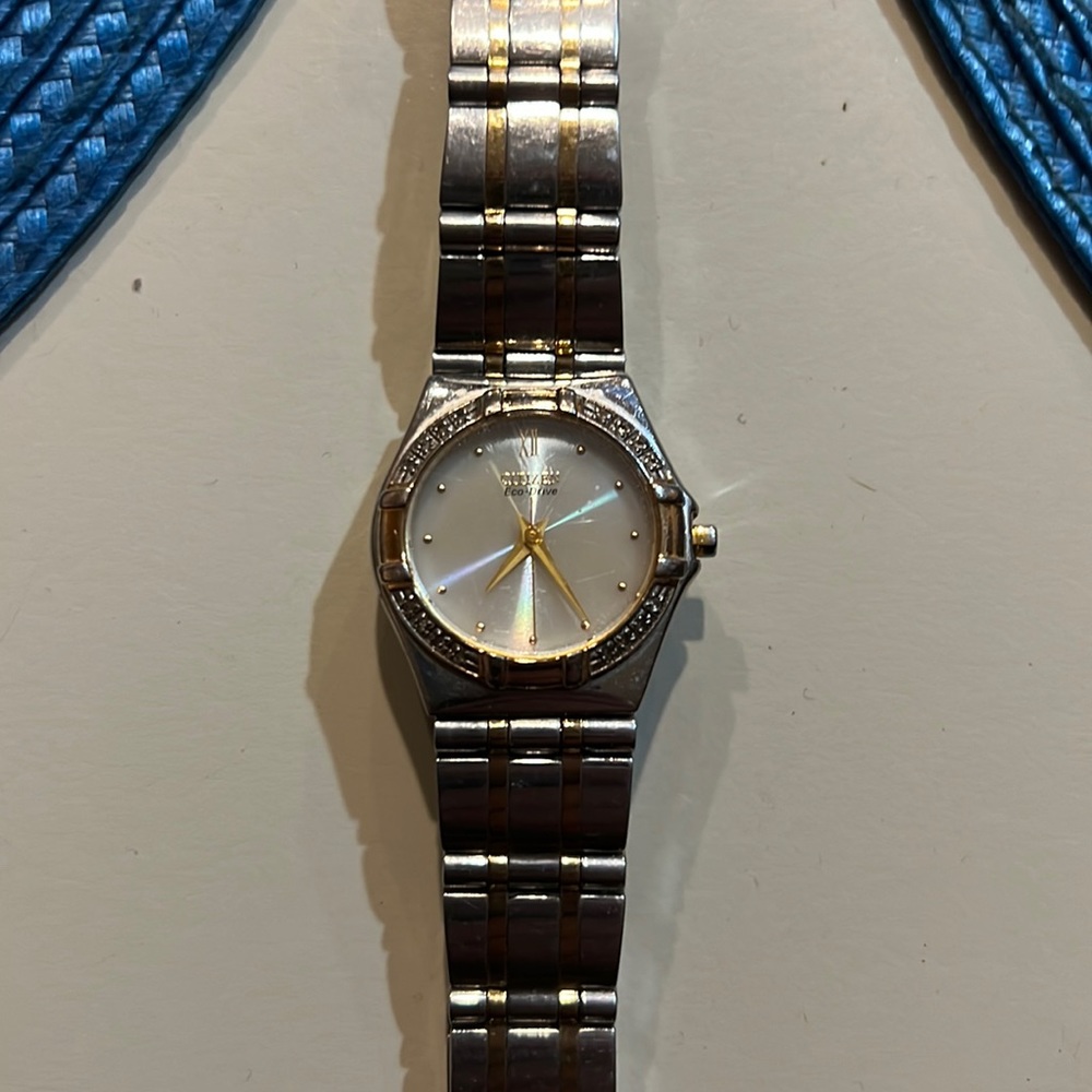 Vintage Women’s Citizen Eco-Drive Diamond Watch